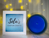 Crisp Blue Spruce Scented Candle - Sela’s Custom Crafts Sela’s Custom Crafts Sela’s Custom Crafts