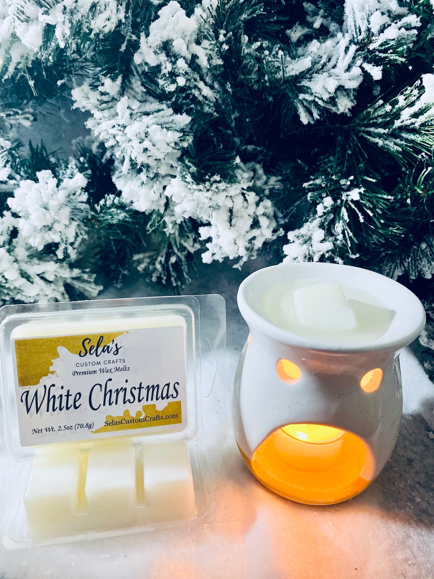 White Christmas Wax Melts - Sela’s Custom Crafts Sela’s Custom Crafts Sela’s Custom Crafts