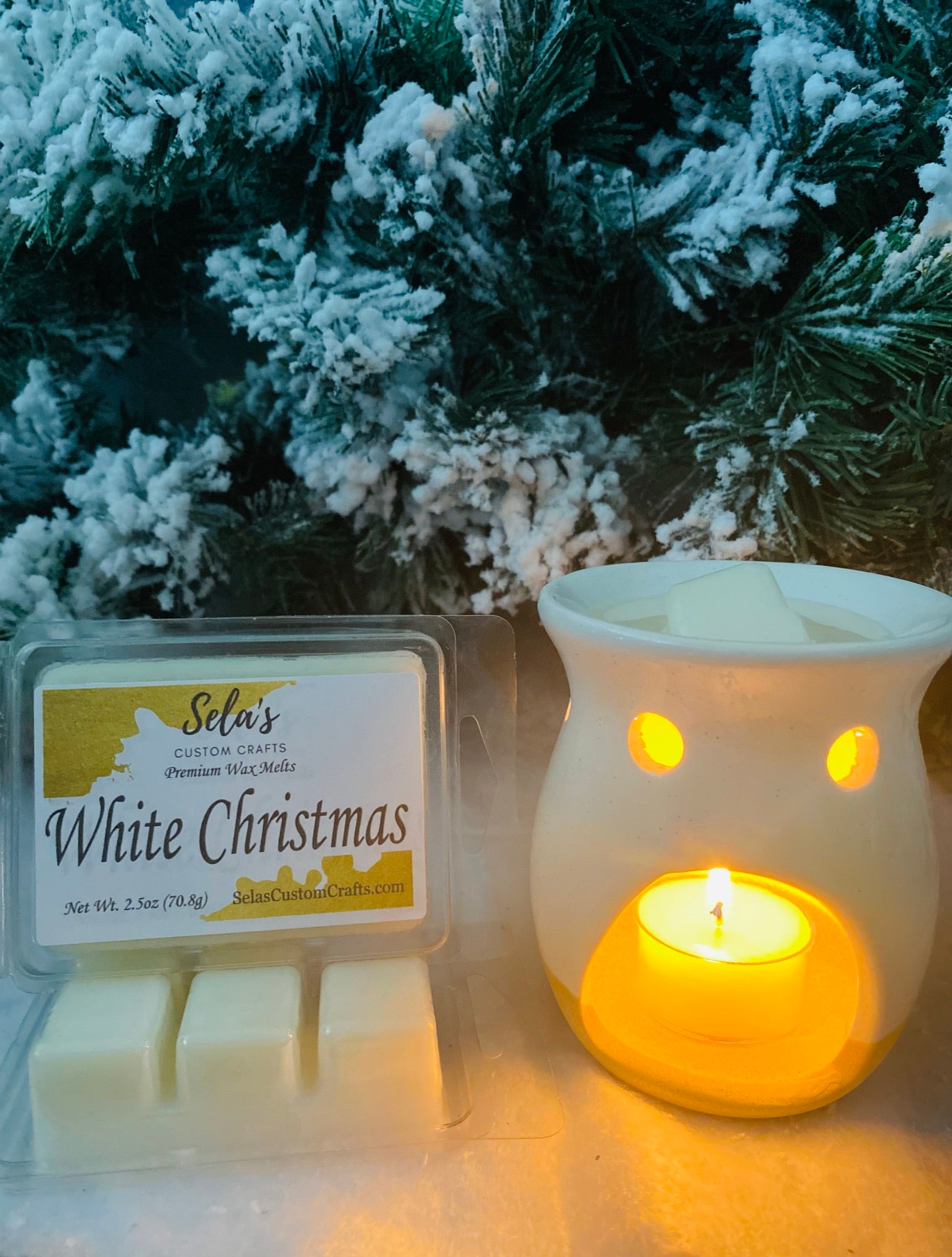 White Christmas Wax Melts - Sela’s Custom Crafts Sela’s Custom Crafts Sela’s Custom Crafts