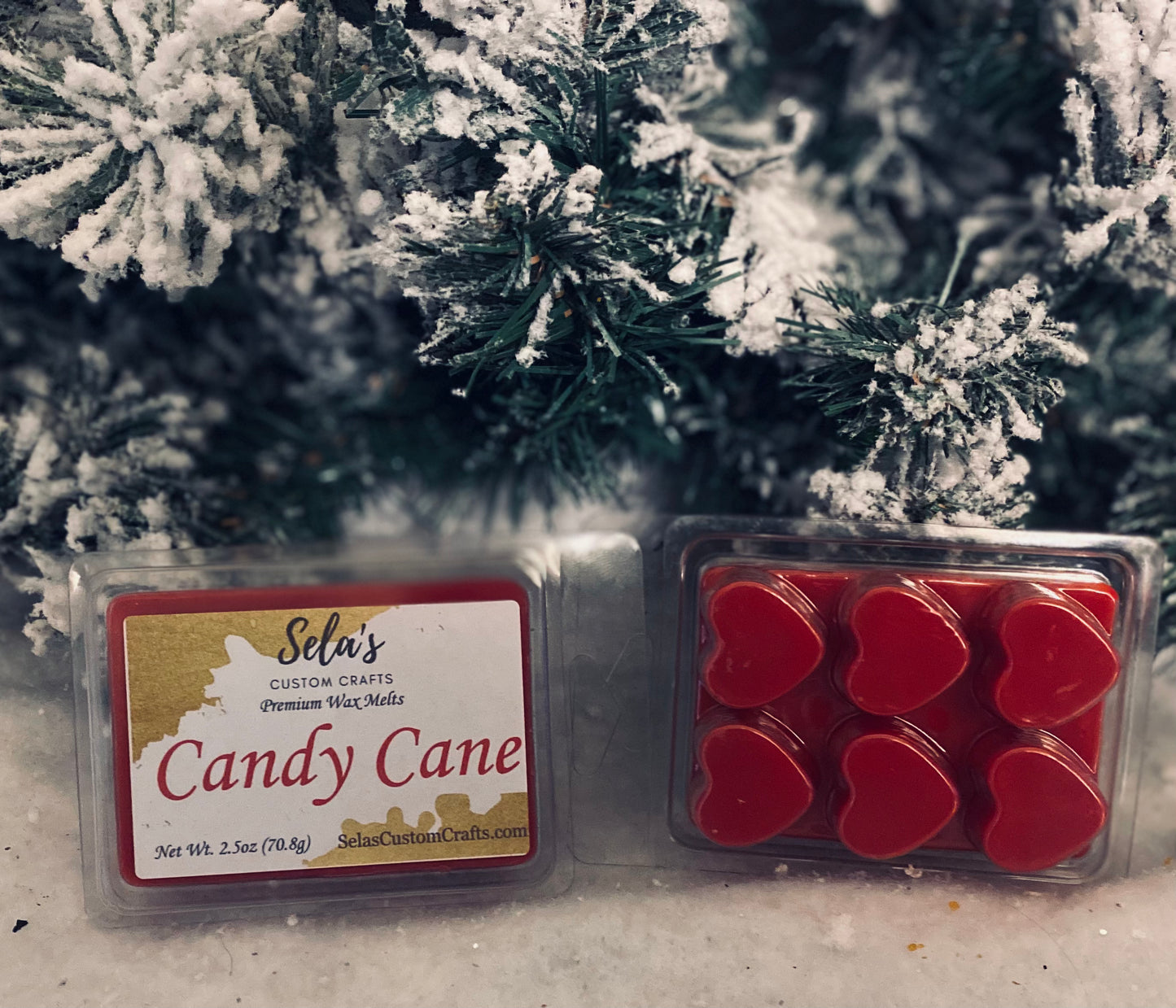 Candy Cane Wax Melts - Sela’s Custom Crafts Sela’s Custom Crafts Sela’s Custom Crafts