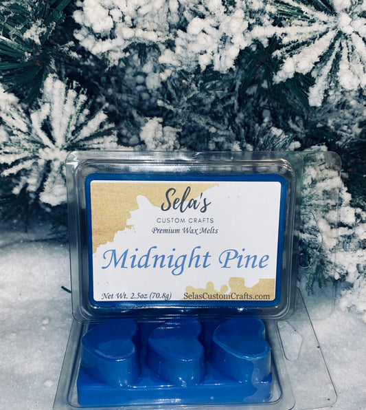 Midnight Pine Wax Melts - Sela’s Custom Crafts Sela’s Custom Crafts Sela’s Custom Crafts