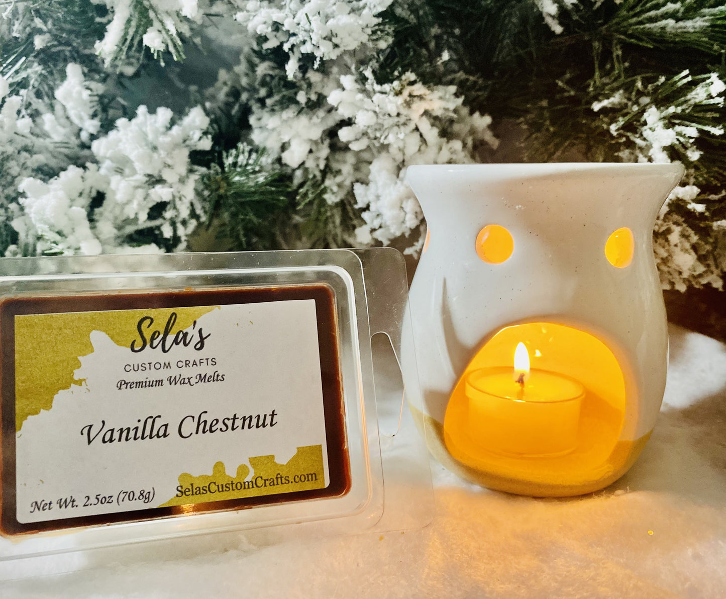 Vanilla Chestnut Wax Melts - Sela’s Custom Crafts Sela’s Custom Crafts Sela’s Custom Crafts