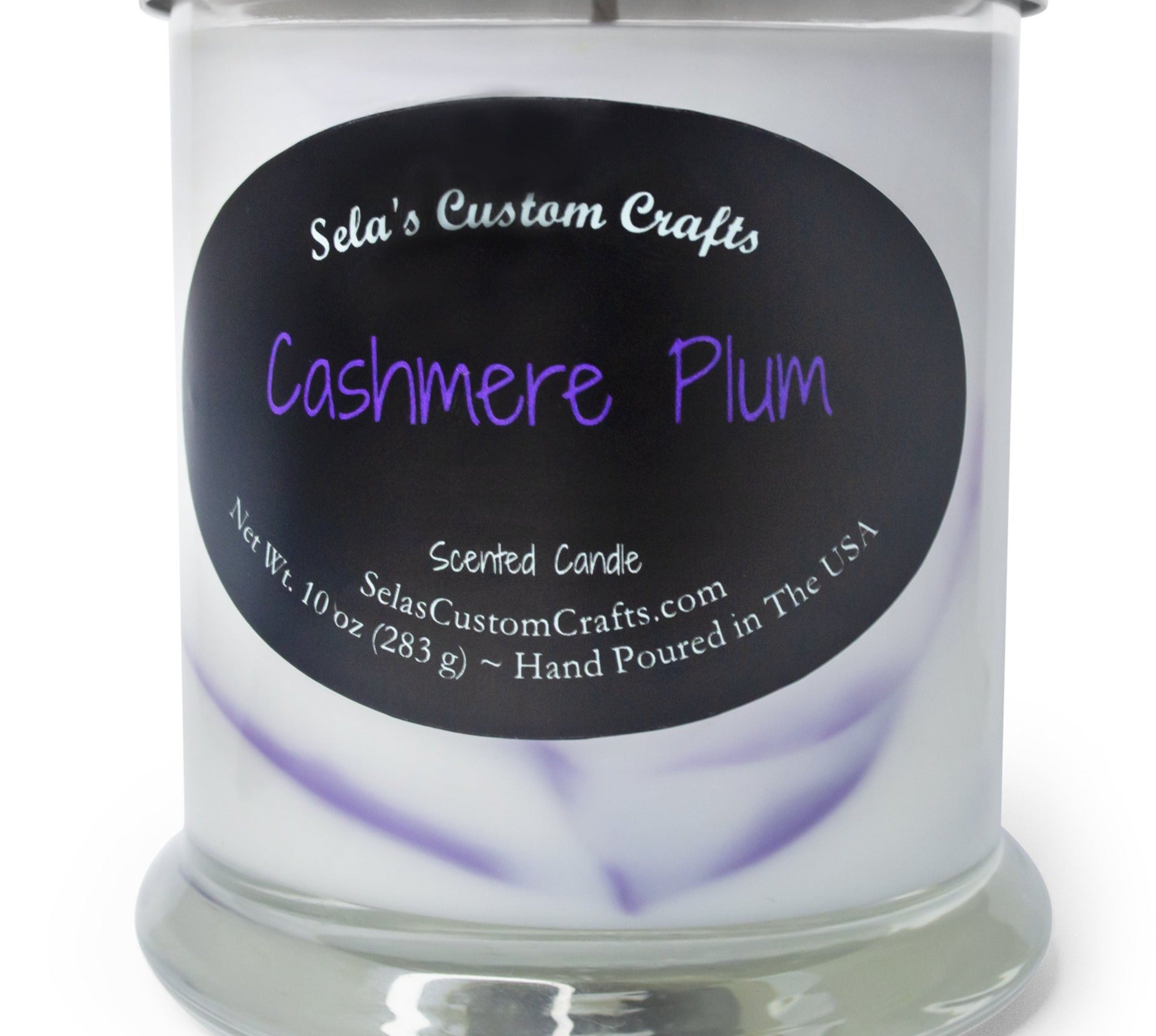 Cashmere Plum Scented Candle - Sela’s Custom Crafts Sela’s Custom Crafts Sela’s Custom Crafts