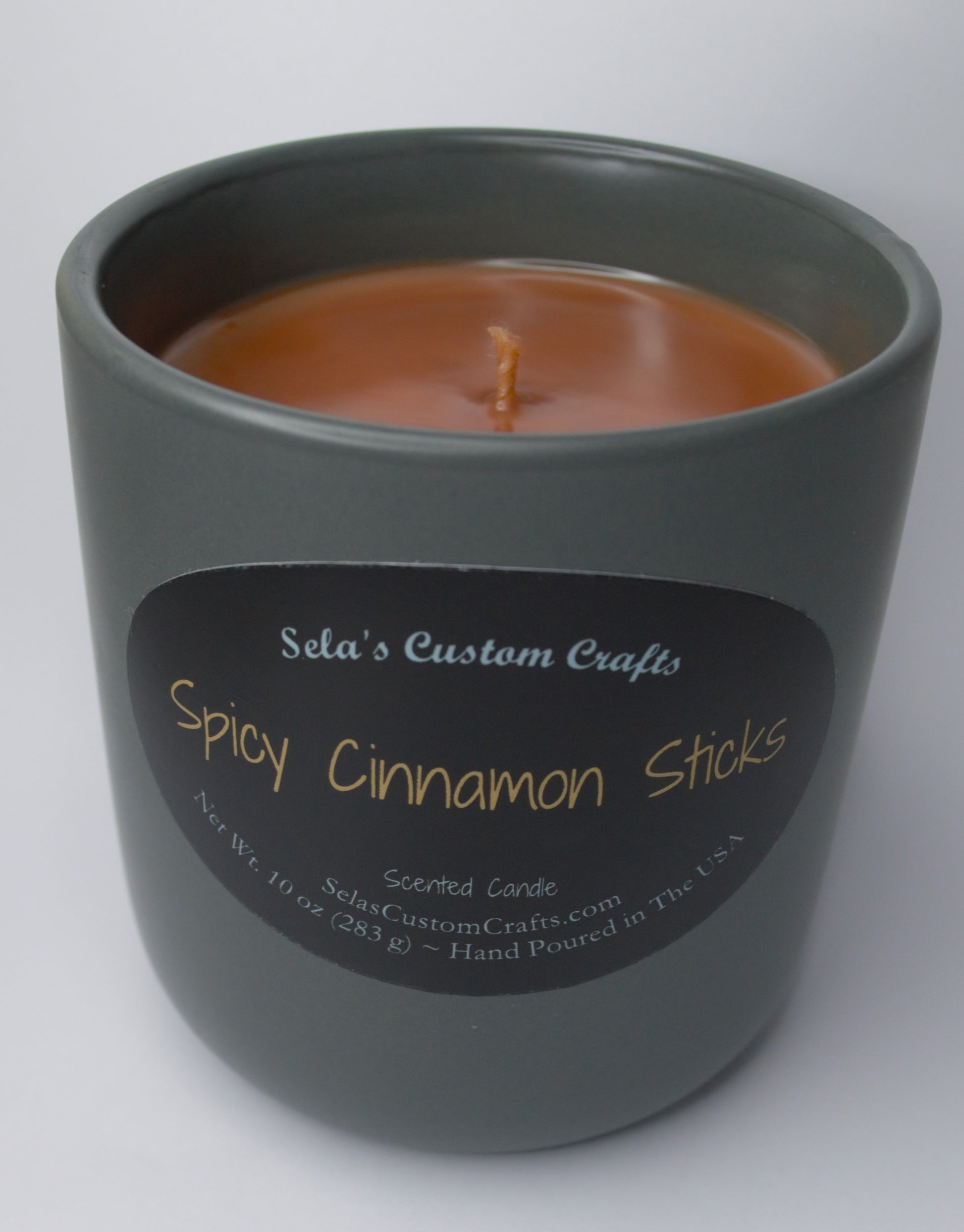 Spicy Cinnamon Sticks Scented Candle - Sela’s Custom Crafts Sela’s Custom Crafts Sela’s Custom Crafts