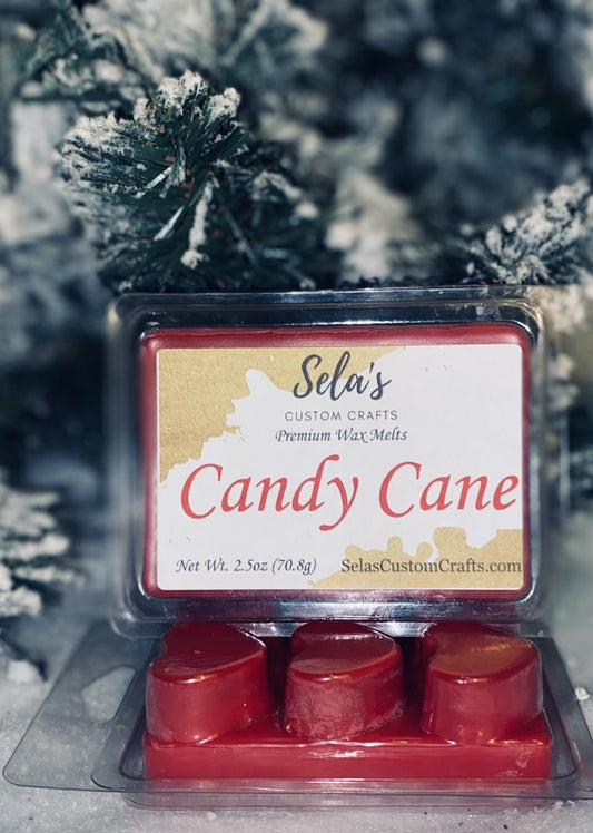 Candy Cane Wax Melts - Sela’s Custom Crafts Sela’s Custom Crafts Sela’s Custom Crafts