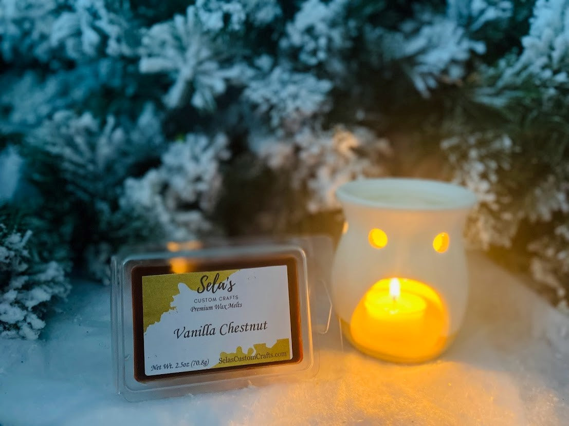 Vanilla Chestnut Wax Melts - Sela’s Custom Crafts Sela’s Custom Crafts Sela’s Custom Crafts